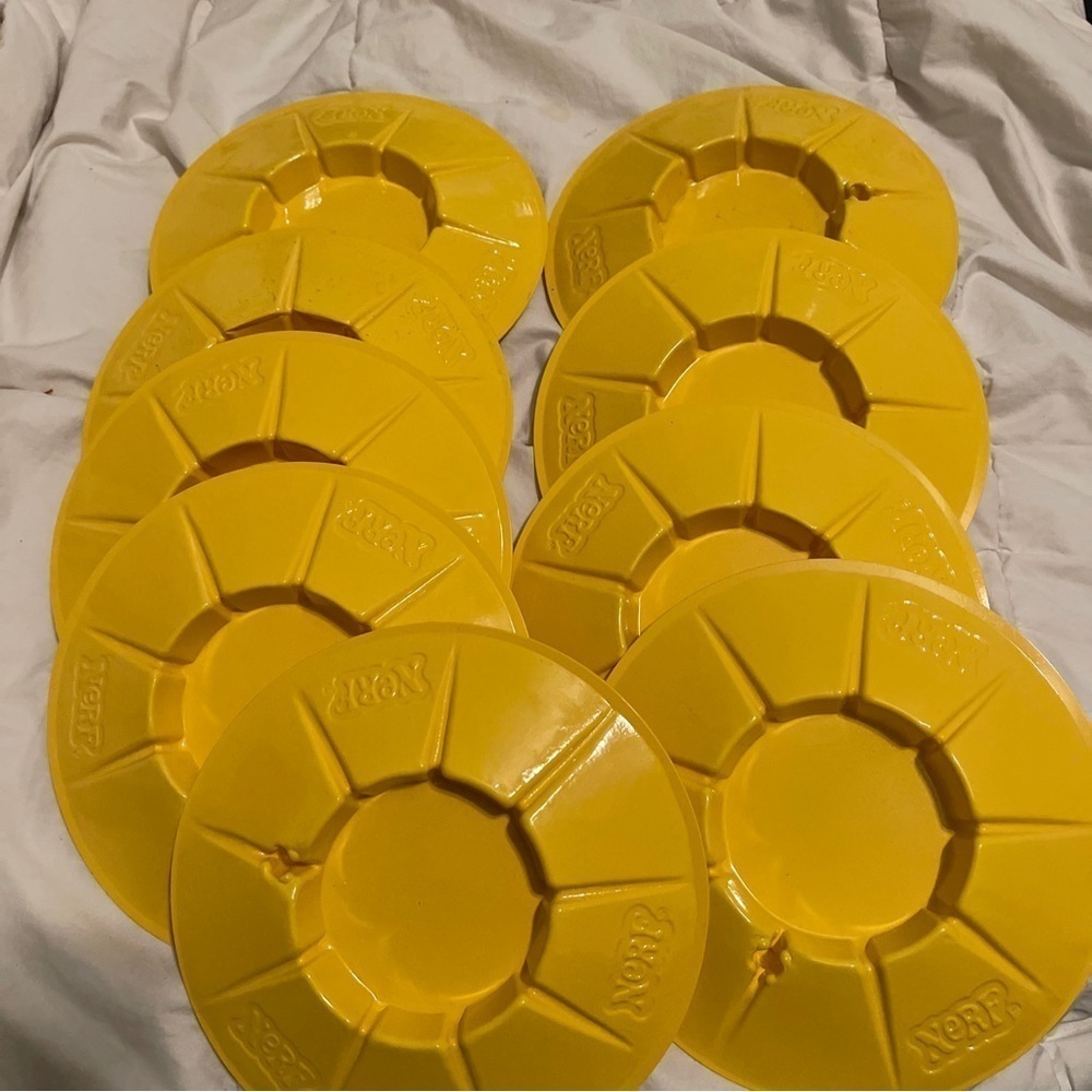 Vintage 1987 Nerf Indoor Golf 9 Yellow Ringed Hole Replacement - Parker Brothers